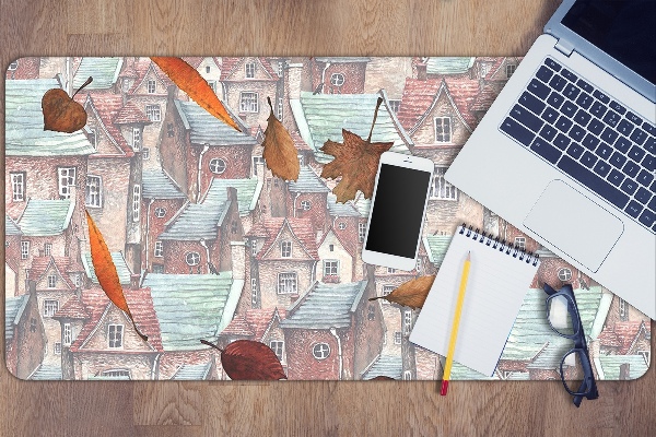 Desk pad Autumn city