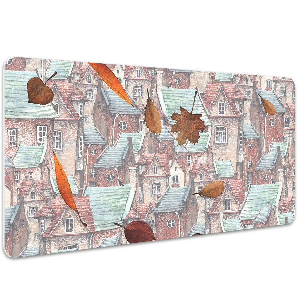 Desk pad Autumn city