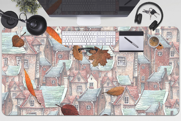 Desk pad Autumn city
