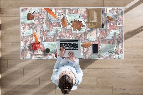 Desk pad Autumn city