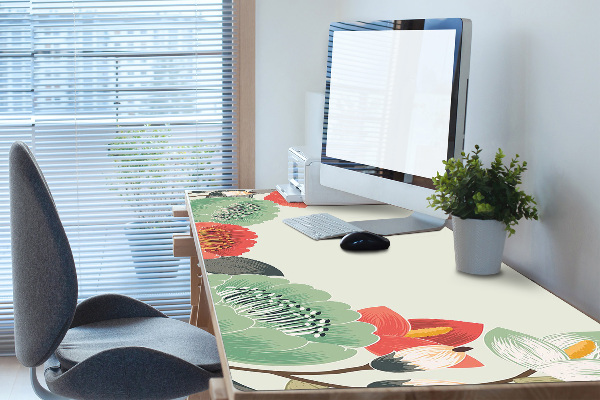Desk pad Spring flowers