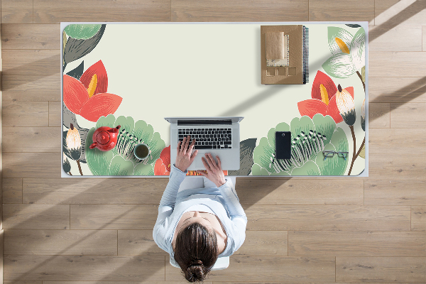 Desk pad Spring flowers