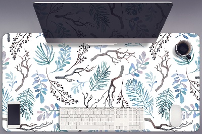 Full desk protector Leaves and branches