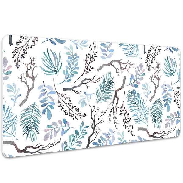 Full desk protector Leaves and branches