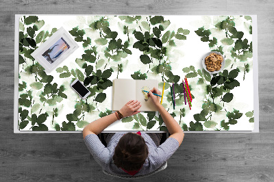 Full desk mat Green leaves