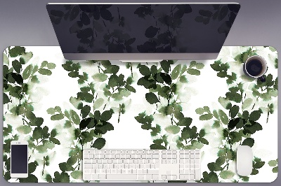 Full desk mat Green leaves