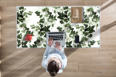 Full desk mat Green leaves