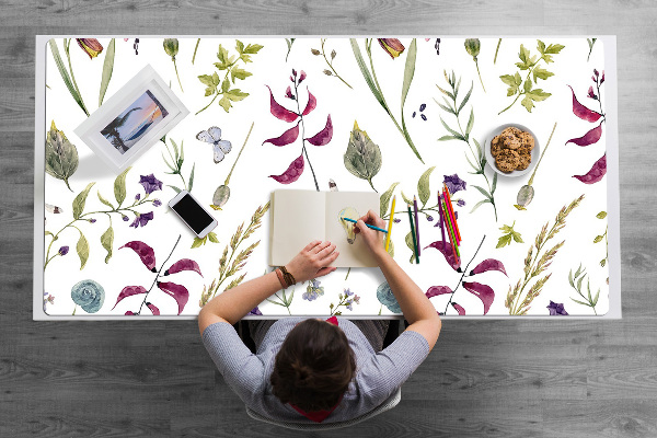 Full desk protector flower Botanical