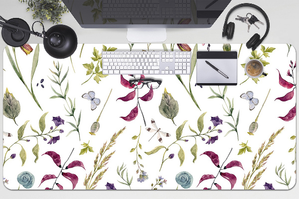 Full desk protector flower Botanical