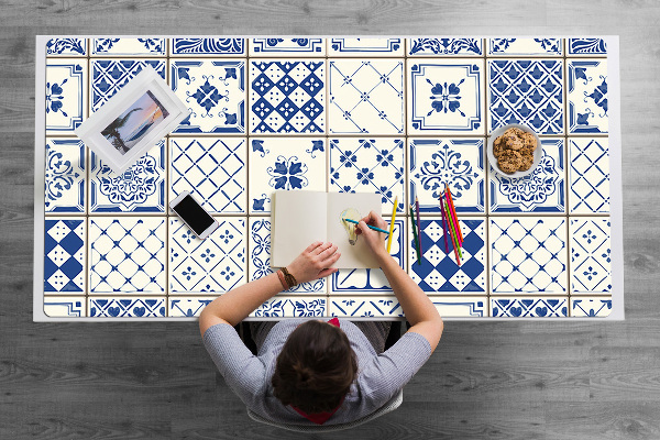 Desk pad Azulejos tiles