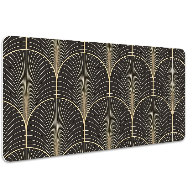 Large desk mat table protector antique style