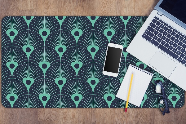 Full desk mat neon design