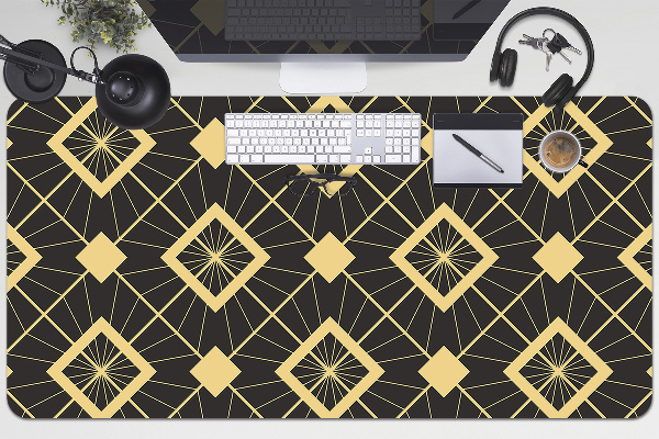 Large desk mat for children retro pattern