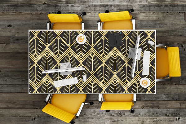 Full desk pad modern tiles