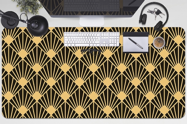 Large desk mat for children Art deco