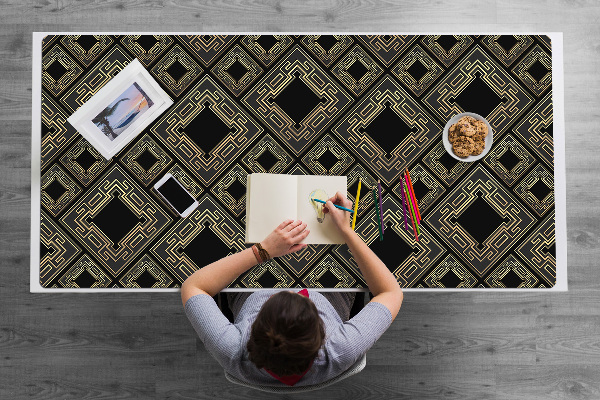 Large desk mat for children tiles