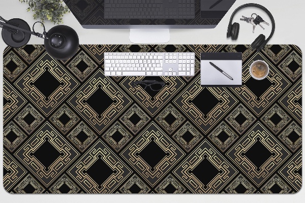 Large desk mat for children tiles