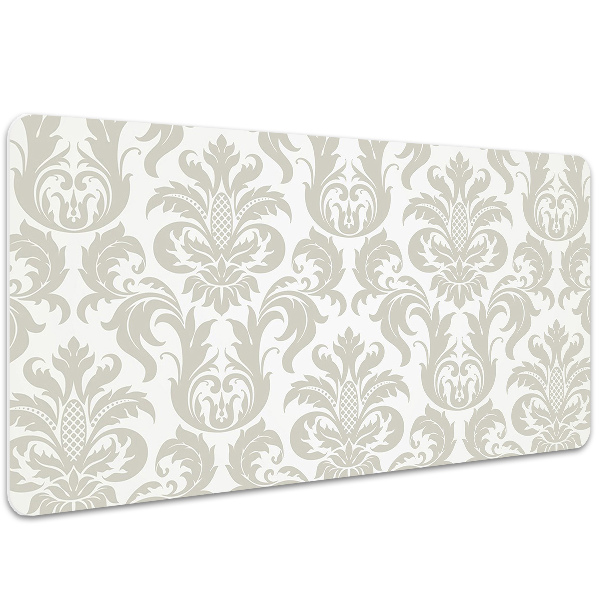Full desk protector floral wallpaper