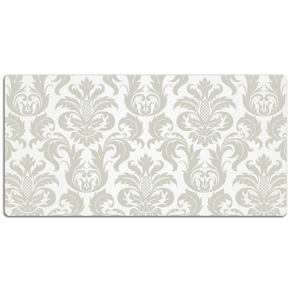 Full desk protector floral wallpaper