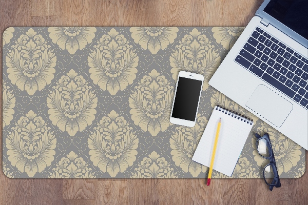 Full desk protector Damask pattern