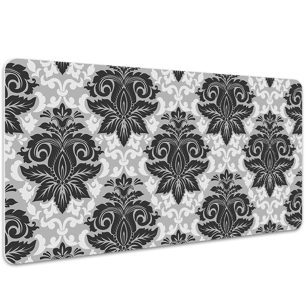 Large desk mat for children gray pattern