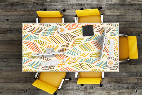 Full desk pad abstract waves