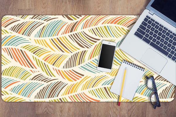 Full desk pad abstract waves