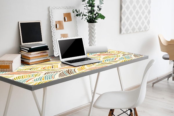 Full desk pad abstract waves