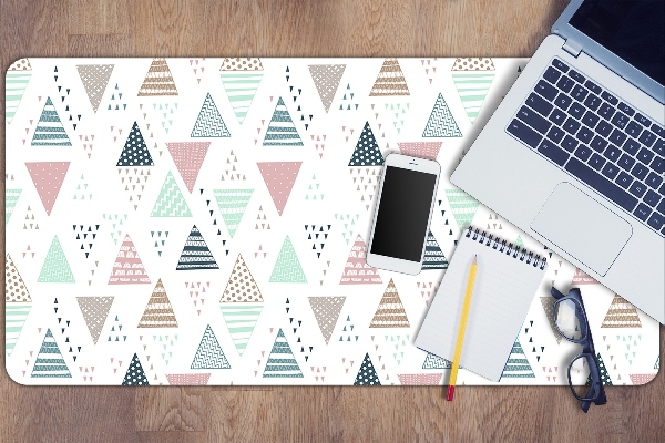 Full desk pad drawn triangles
