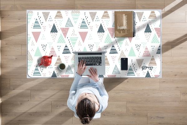 Full desk pad drawn triangles