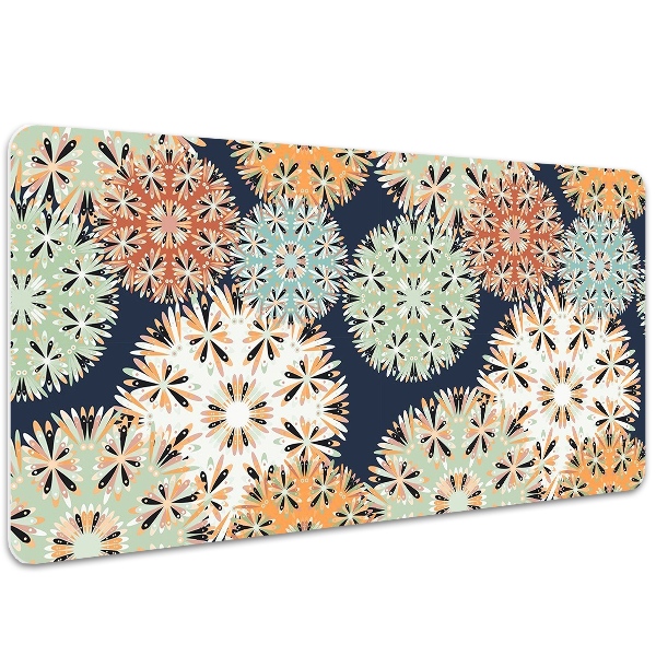 Full desk protector colorful mandalas