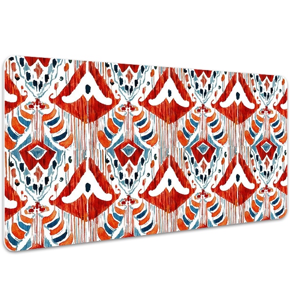 Large desk mat table protector ethnic style