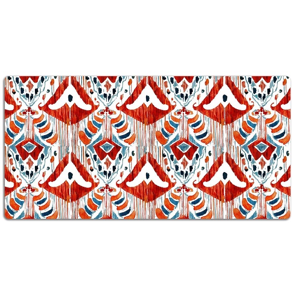 Large desk mat table protector ethnic style