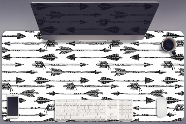 Large desk mat for children shots
