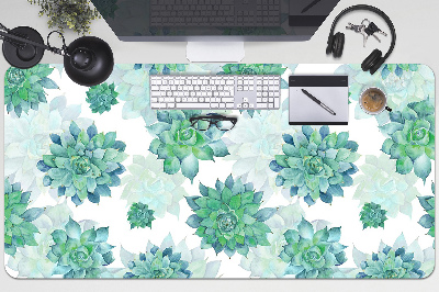 Large desk mat for children Succulents