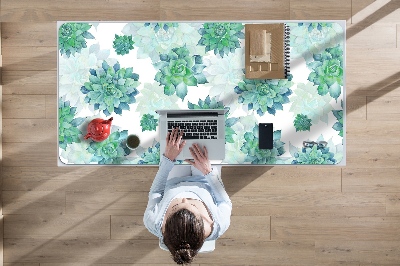 Large desk mat for children Succulents