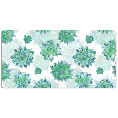 Large desk mat for children Succulents