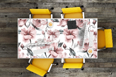 Full desk mat floral image