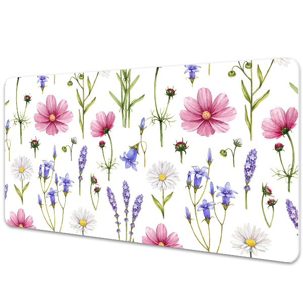 Desk pad Wildflowers daisies