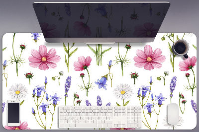 Desk pad Wildflowers daisies