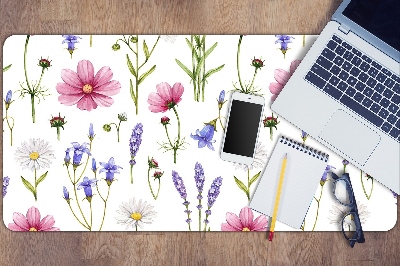 Desk pad Wildflowers daisies