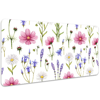 Desk pad Wildflowers daisies