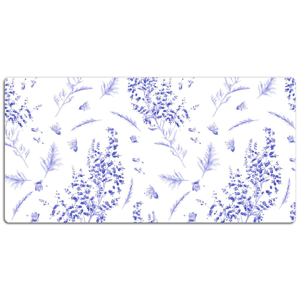 Full desk protector watercolor lavender