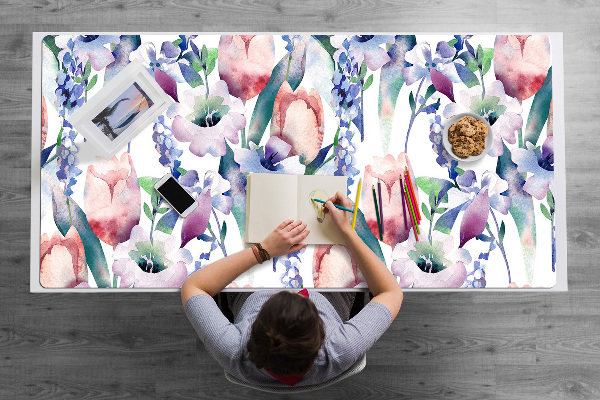 Desk pad Spring bouquet