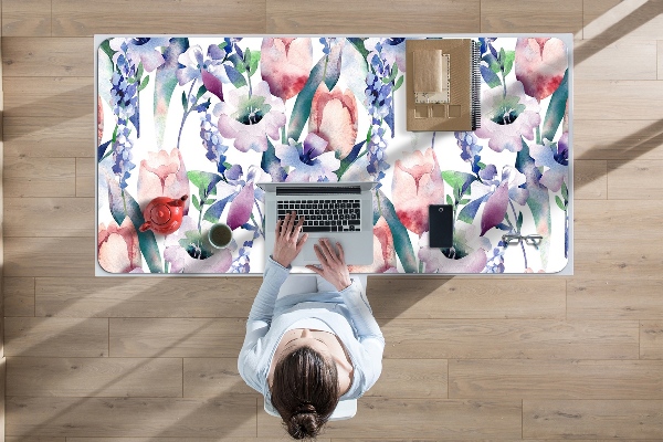 Desk pad Spring bouquet