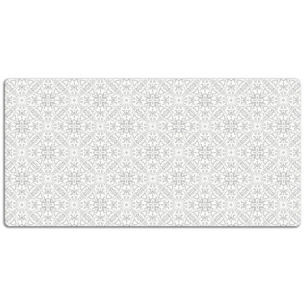 Full desk pad floral ornament