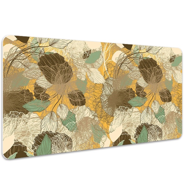 Large desk pad PVC protector retro art