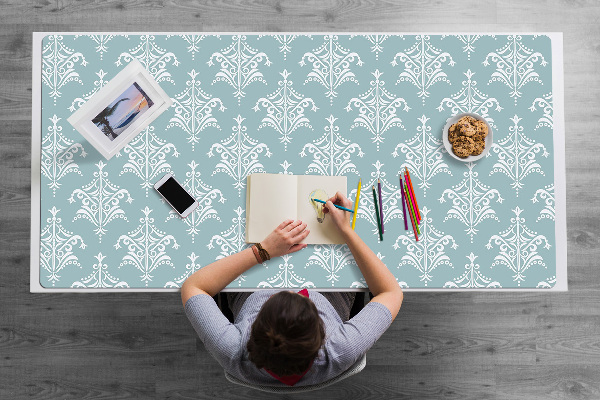 Large desk mat for children Damask