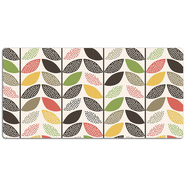 Large desk mat table protector colorful pattern
