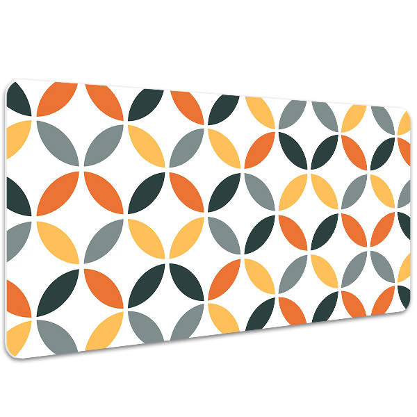 Full desk pad geometric wheels
